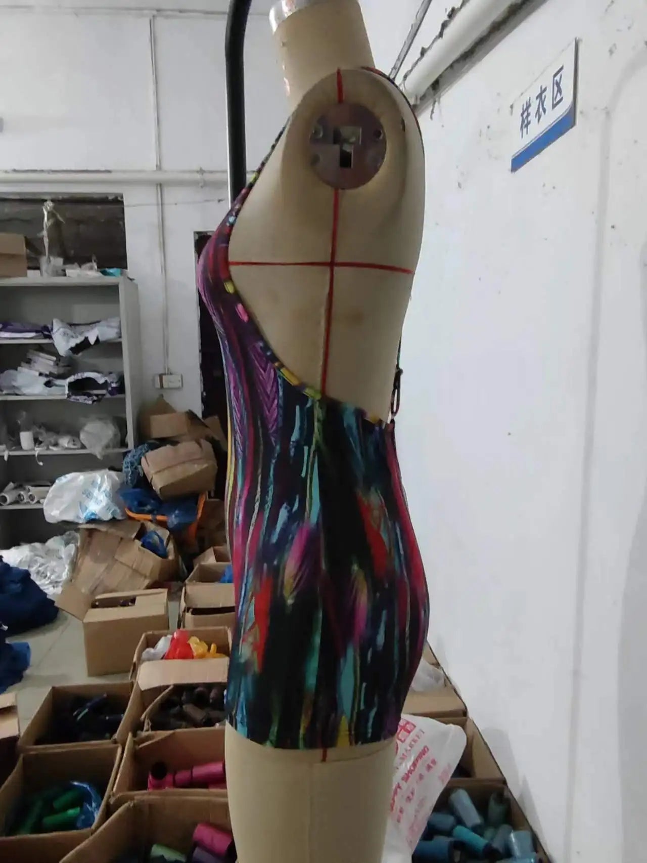 New Fashion XS Tie Dyed Summer Cami Jumpsuits Women V Neck Backless Sleeveless Skinny Sexy Romper Bodysuit