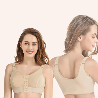 Private Label Custom Logo Adjustable Hooks up Chest Breast Augmentation Surgery Stage 2 Faja Bra
