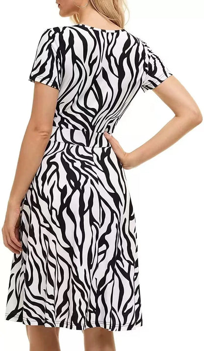 2022 Black Women's Dress Summer Beach Casual Elegant Breathable Long Dresses Woman Floral Print Elegant Dresses for Women