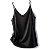 Wholesale 2026 Summer Wear Women's Sexy Satin Crop Top Spaghetti Strap Camisole Tops Vest Strap Tank Tops
