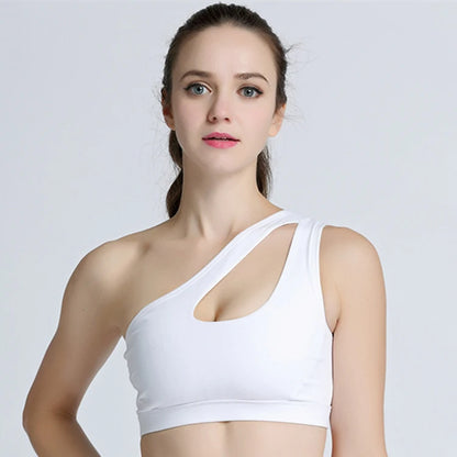 New Sexy Cross Strap Backless Plus Size Sports Bra Womens Gym Set with Seamless Thick Yoga Bra Printed Pattern Low Shipping Cost