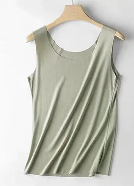 China Factory Blank Women Tank Tops Camisole Modal Seamless Vest Slim Undershirt Female Thin Breathable Sleeveless Vest T-shirt