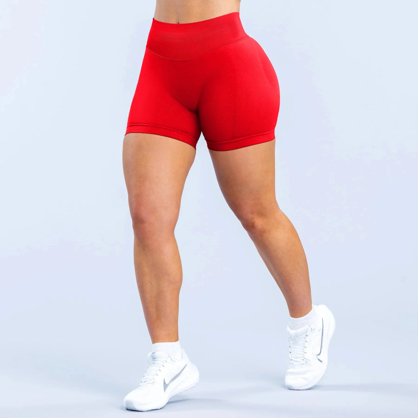 High Quality Custom Logo XL High Waist Yoga Pants Wear Seamless Scrunch Workout Gym Shorts Leggings for Women Sport
