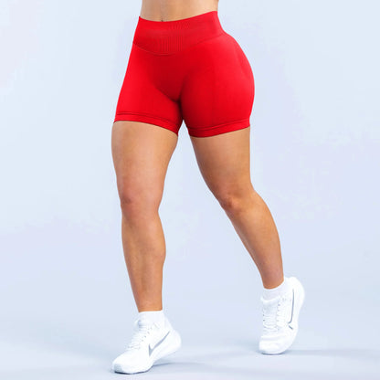 High Quality Custom Logo XL High Waist Yoga Pants Wear Seamless Scrunch Workout Gym Shorts Leggings for Women Sport