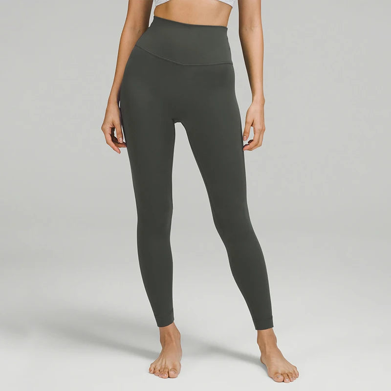 Yuhong High Waisted Seamless Leggings Logo Women Scrunch Butt Seamless Yoga Leggings Print Training Leggings Bra Set Quick Dry S