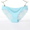 Breathable Sexy Embroidered Cotton Silk Lace Women Ladies Girls Panties Women Seamless Low Waist Briefs Underpants Factory Price