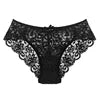 019 Wholesale Popular Design Sexy Lace Hollow Transparent Mid-waist Large Size Panties Lace Ladies Briefs Panties