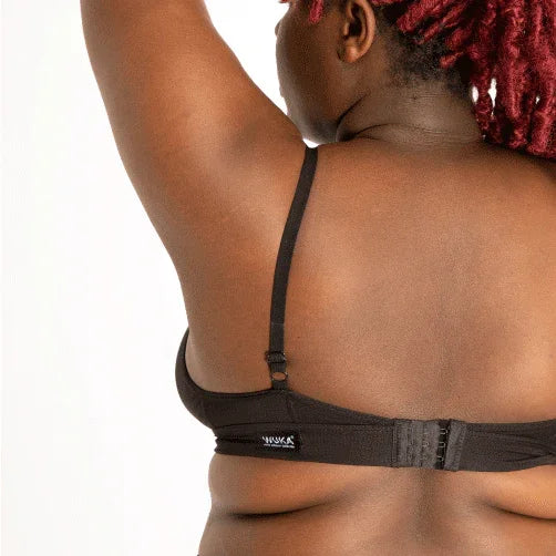 WUKA 2023 Dropshipping Modal Bikini Top Bra for Women 1MOQ Breathable Everyday Style with Logo on Cup Waist Wire Free Support