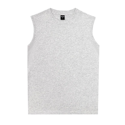 Heavyweight Cotton 240gsm Unisex Casual Tank Top Custom Printing Women's Gym Tank Top Workout tank Tops for Men