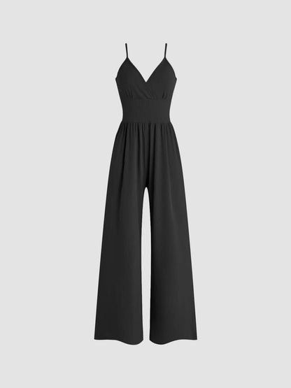 Summer Jumpsuits Sleeveless Bodysuits for Women Jumpsuits for Ladies V-neck Rompers Women Jumpsuit Casual