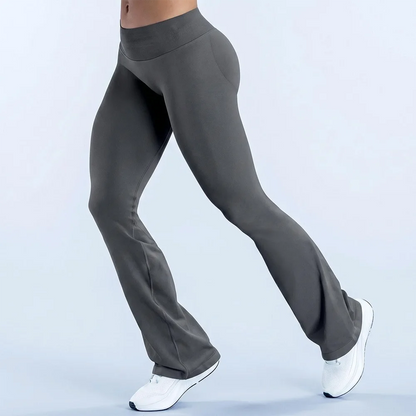 CIYING New Invisible Scrunch Butt Lift Flare Yoga Pants Seamless Tummy Control Glute Contour Soft Gym Workout Flare Leggings