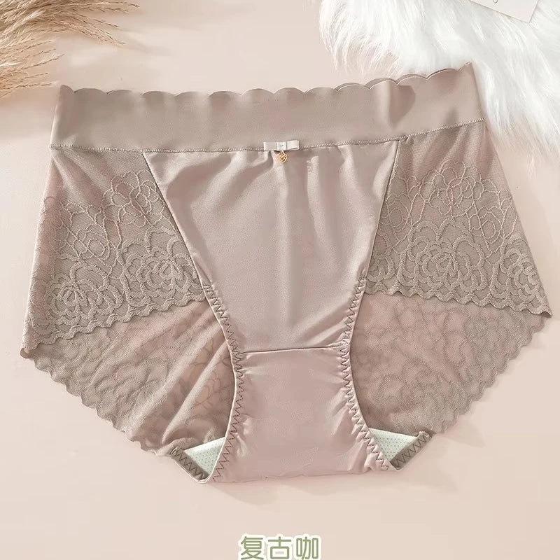 Womens Underwear Panties for Women Bikini Underwear Soft Hipster Lace Breathable Ladies Briefs