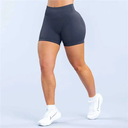 High Quality Custom Logo XL High Waist Yoga Pants Wear Seamless Scrunch Workout Gym Shorts Leggings for Women Sport