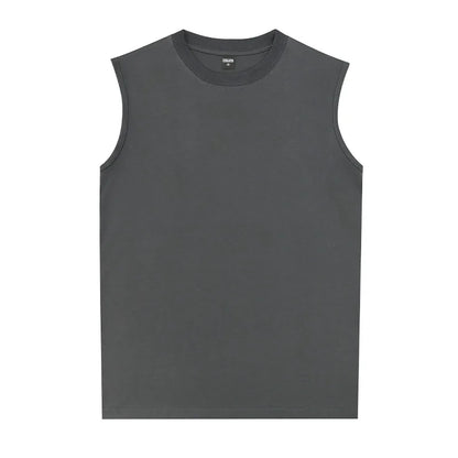 Heavyweight Cotton 240gsm Unisex Casual Tank Top Custom Printing Women's Gym Tank Top Workout tank Tops for Men