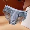 Sexy Lace Transparent Women's Underwear Waist Low Panties Cotton Crotch Briefs for Girls Breathable Seamless Lin