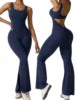 Women's Backless Yoga Jumpsuit Push up Yoga BodySuits Gym Fitness Workout Clothes Sportswear One Piece Tracksuit Shapewear
