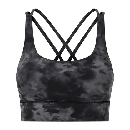 Women High Impact Fitness Yoga Wear Sexy Cross Back Sport Bra Top Fitness Wholesale