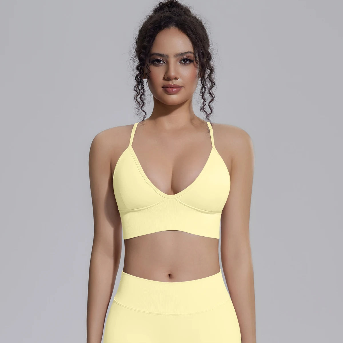 Ready to Ship Lightweight Quick Dry Sports Bra Women Breathable Workout Fitness Top Soft Yoga Bra