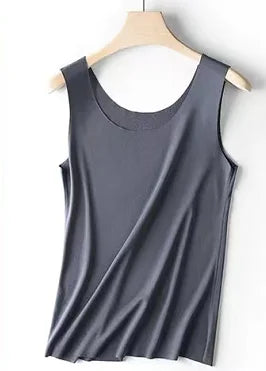 China Factory Blank Women Tank Tops Camisole Modal Seamless Vest Slim Undershirt Female Thin Breathable Sleeveless Vest T-shirt