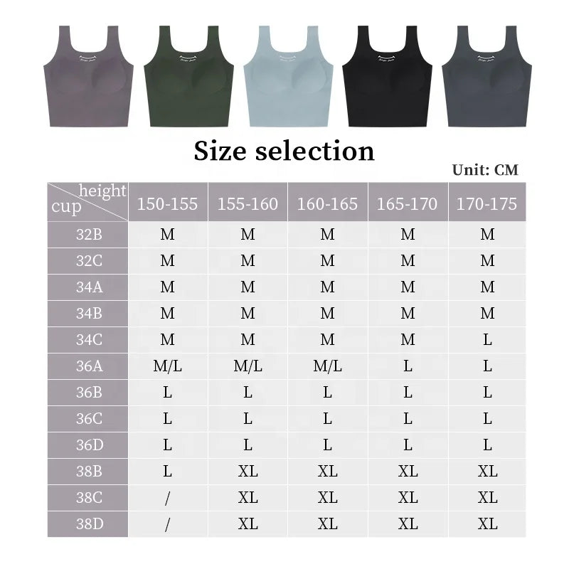 Shantou Wholesale Custom logo Trend Sport Bra tank Top Fitness High Elasticity Lingerie Women's Seamless Skin Yoga Gym Vest