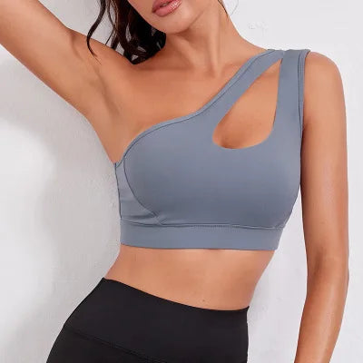 Drop Shipping Women's Medium Support Cross Back Wirefree Removable Cups Yoga Sports Bras Wholesale Quick Dry Sport Bra Popular