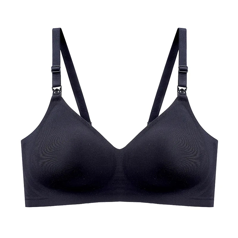 Shanhao Ready to Ship Seamless Wire-free Breastfeeding Bra Womens Eco-friendly Maternity Nursing Bras