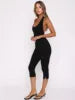 Sexy Cami Jumpsuit for Women 7/8 Length Pants Stretch Soft Bodysuit Casual Sporty Comfy Daily Wear Slim One Piece Outfit