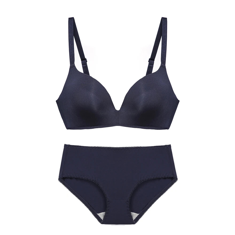 Wholesale Women Wireless Solid Color Simple Cassic T-shirt Bra