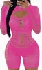 Stylish Women's Jumpsuit with Hollow Out Design Perfect for Autumn Casual Wear Trendy Fall Fashion Party Outfit
