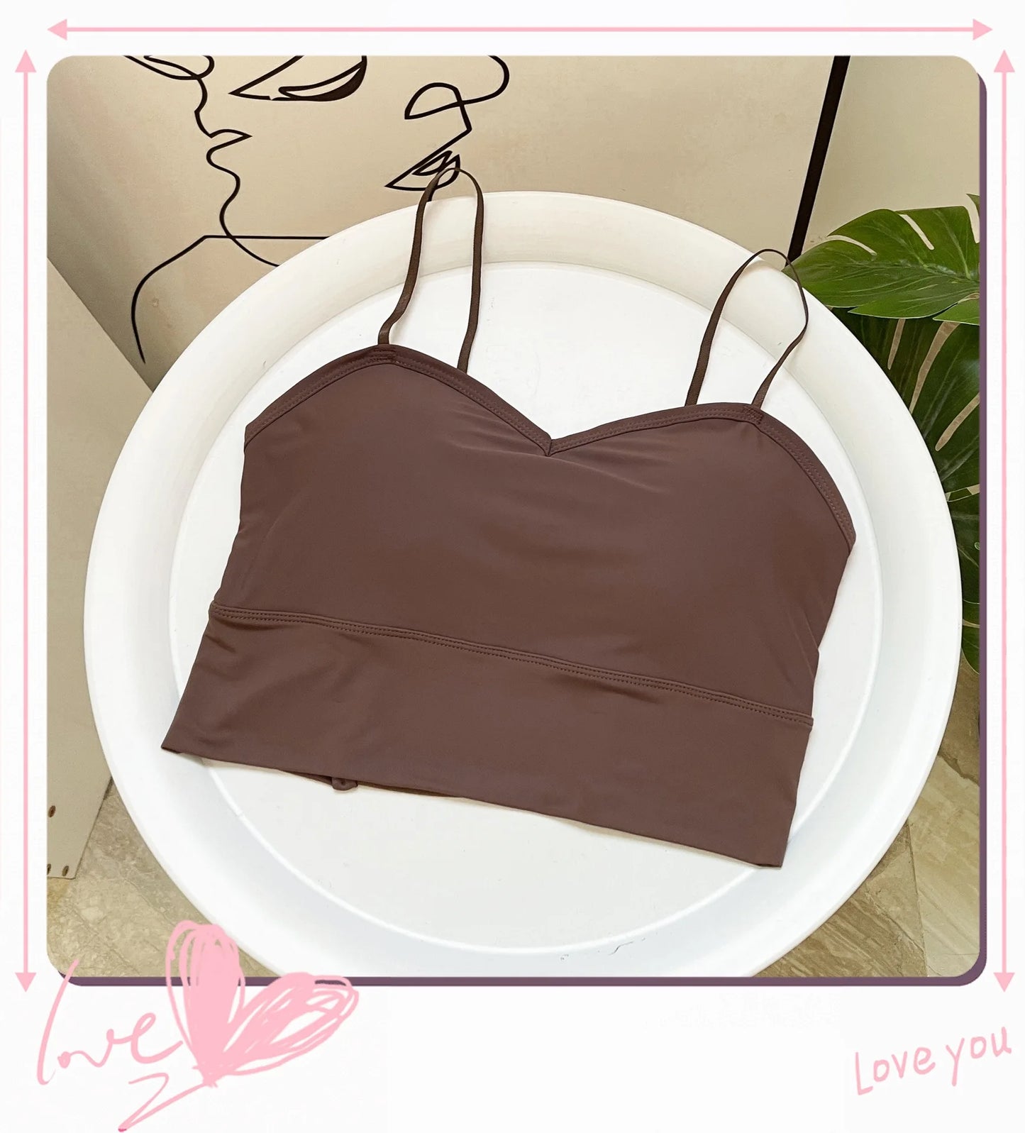 Custom Wholesale Wireless Summer Solid Pure Soft Youth Bra  Woman Underwear Comfortable Strap Silk Padded Bra