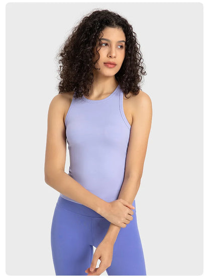 Low MOQ Women Clothing Quick Dry Activewear Racer Back Sports Bra tank Top