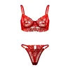 Female Lingerie Underwear Factory Wholesale 2023 Spring New 3D Lace Embroidery Sexy Two-piece Silk Thin Half Slips Lingerie