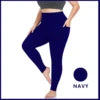 POVTY Custom Logo Wholesale Printed Women's Yoga Waist Leggings Buttery Soft Polyester Yoga Pants Plus Size Leggings for Workout
