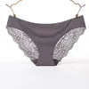 Breathable Sexy Embroidered Cotton Silk Lace Women Ladies Girls Panties Women Seamless Low Waist Briefs Underpants Factory Price