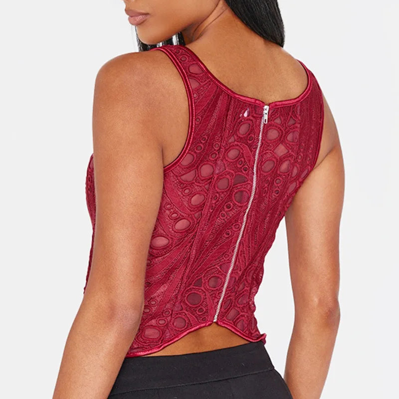 2025 New Fashion Clothes Sexy T-shirts Strapless Slim Tank Top Women Clothing Camis Tees Party Club Corset