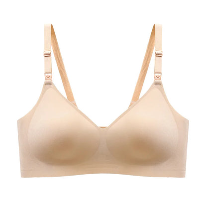 Shanhao Ready to Ship Seamless Wire-free Breastfeeding Bra Womens Eco-friendly Maternity Nursing Bras