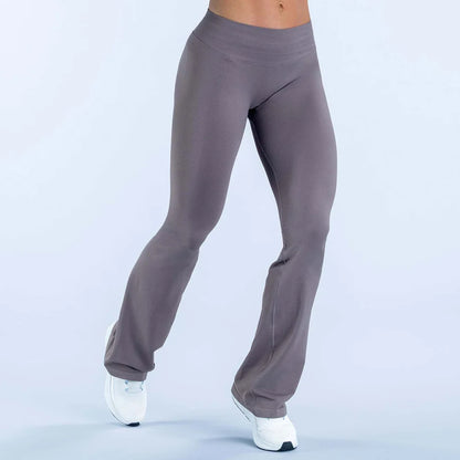 CIYING New Invisible Scrunch Butt Lift Flare Yoga Pants Seamless Tummy Control Glute Contour Soft Gym Workout Flare Leggings