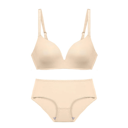 Wholesale Women Wireless Solid Color Simple Cassic T-shirt Bra