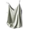 Wholesale 2026 Summer Wear Women's Sexy Satin Crop Top Spaghetti Strap Camisole Tops Vest Strap Tank Tops