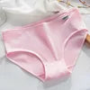 Nylon Milk Silk Teen Briefs Solid Color Mid Waist Breathable Knit Underwear Multi Colors L XL XXL All Season Daily Wear