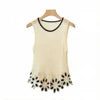 Women's Lightweight Lace Crochet Tank Top Summer Hollow Out Embroidery Sexy Cami Support ODM OEM