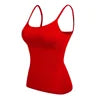 Custom S-XL Workout Fitness Casual Crop Tank Tops Women's Square Neck Sexy Spaghetti Strap Summer Breathable Quick Knitted Front