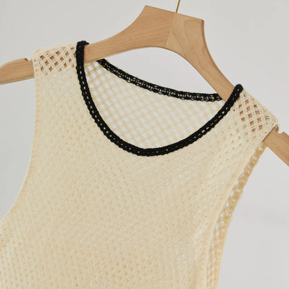 Women's Lightweight Lace Crochet Tank Top Summer Hollow Out Embroidery Sexy Cami Support ODM OEM