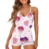 Print on Demand Custom-Made Sexy Sleeveless Spaghetti Strap Jumpsuit for Women Short Style Knitted Sports Casual Quick Dry