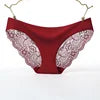Breathable Sexy Embroidered Cotton Silk Lace Women Ladies Girls Panties Women Seamless Low Waist Briefs Underpants Factory Price