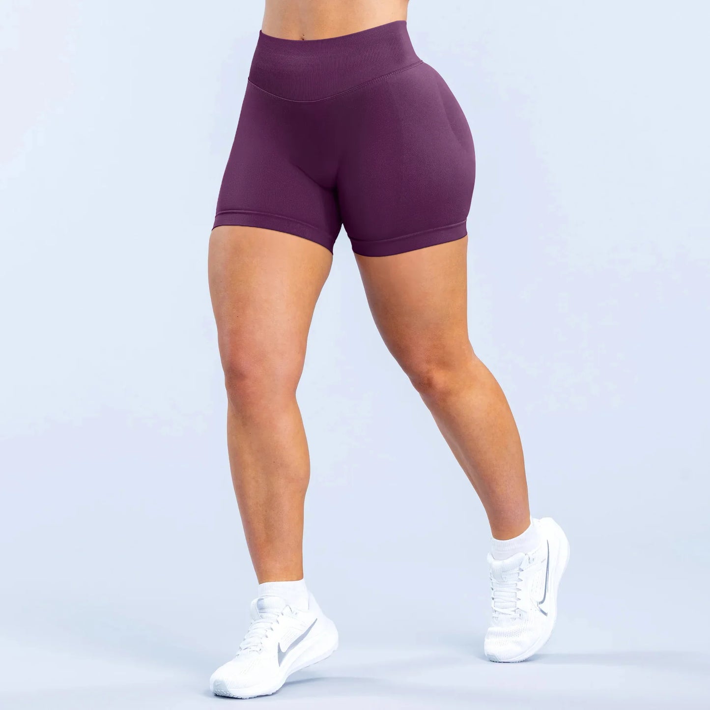 High Quality Custom Logo XL High Waist Yoga Pants Wear Seamless Scrunch Workout Gym Shorts Leggings for Women Sport