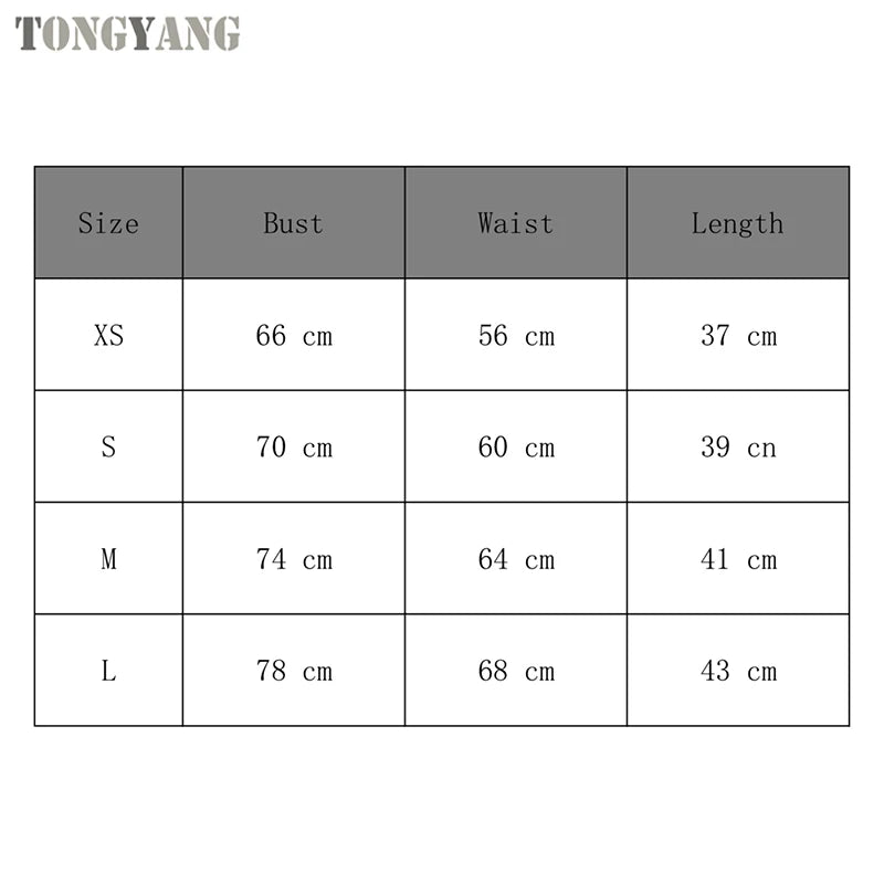 TONGYANG Square Neck Sleeveless Summer Crop Top Women Casual Basic T Shirt Off Shoulder Cami Sexy Backless Tank Top