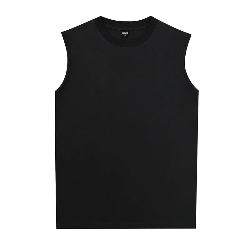 Heavyweight Cotton 240gsm Unisex Casual Tank Top Custom Printing Women's Gym Tank Top Workout tank Tops for Men
