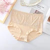Hot Sale 6XL High-Rise Women's Solid Knitted Briefs Elastic Large Size Breathable Plus Panties