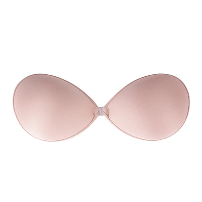 Plus Size Bra A-H Push up Strapless Backless Invisible Silicone for Women Fabric Manufacturer Woven Adults BRAS Plain Dyed Xinke